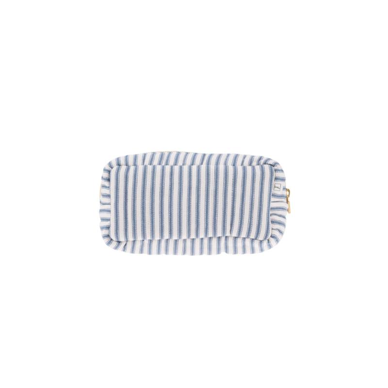 Pouch XS Square Ticking Stripe Blue