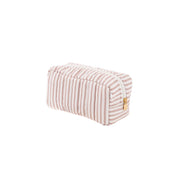 Pouch XS Square Ticking Stripe Dusty Pink