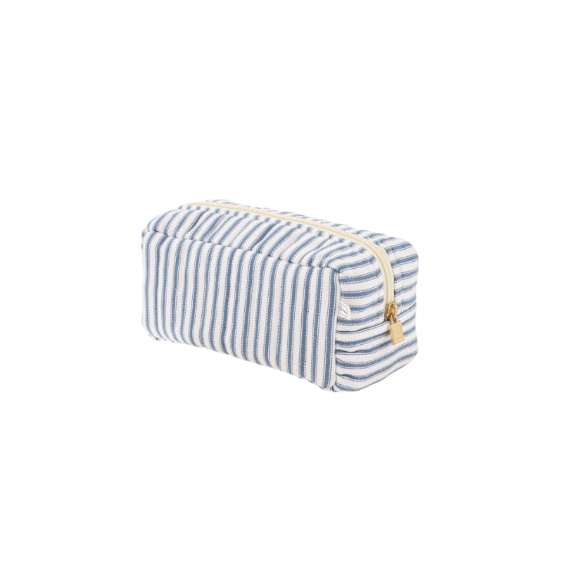 Pouch XS Square Ticking Stripe Blue