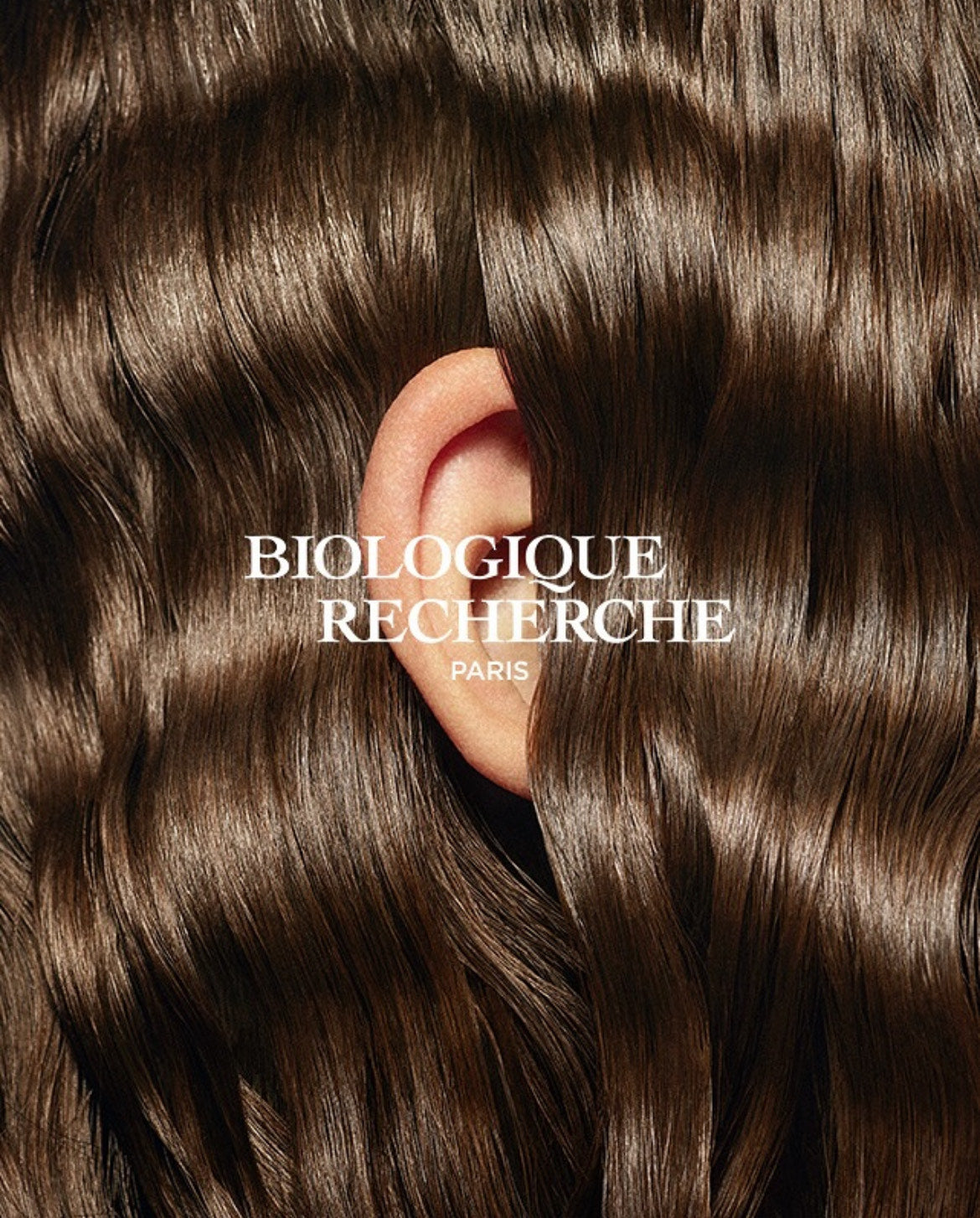 Healthy chocolate brown hair