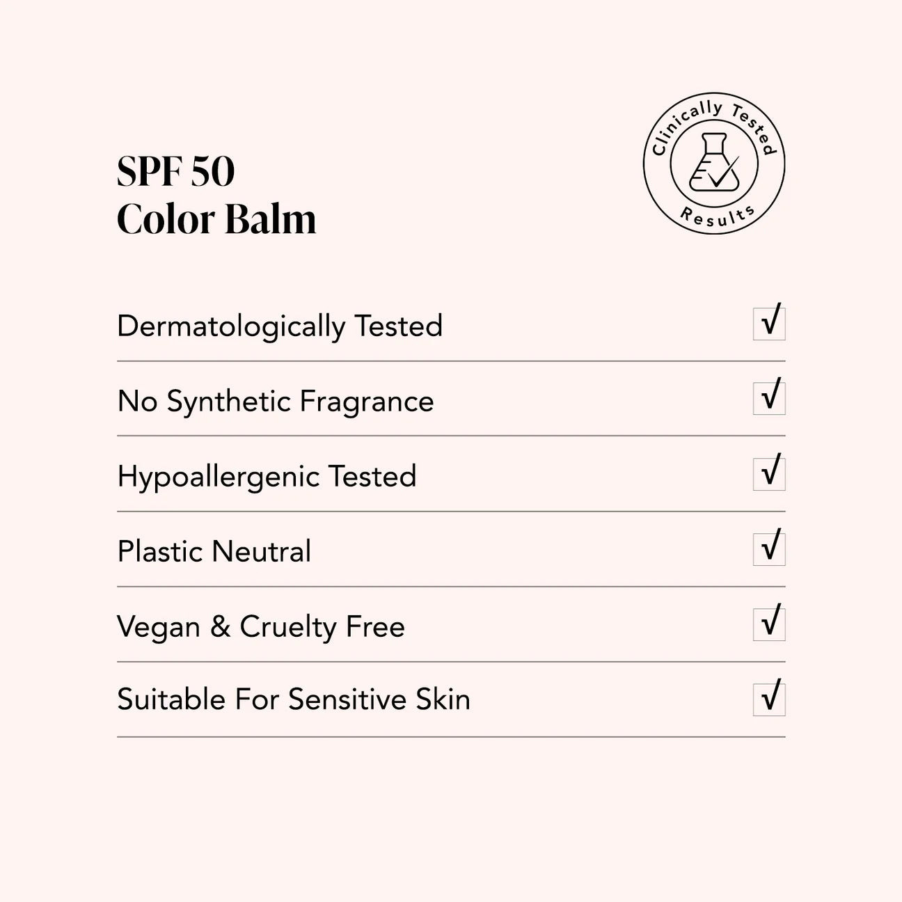 SPF 50 Color Balm - 4 colors