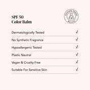 SPF 50 Color Balm - 4 colors