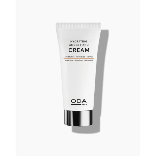 Hydrating amber hand cream