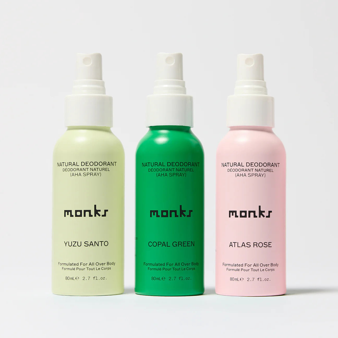 Monks - Atlas Rose - Natural deodorant Spray