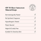 SPF 50 Mineral Drops Sheer Sunscreen