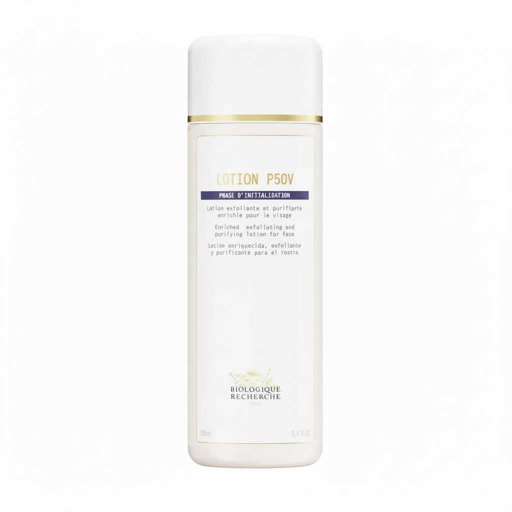 Lotion P50V 250 ml bottle on a white background