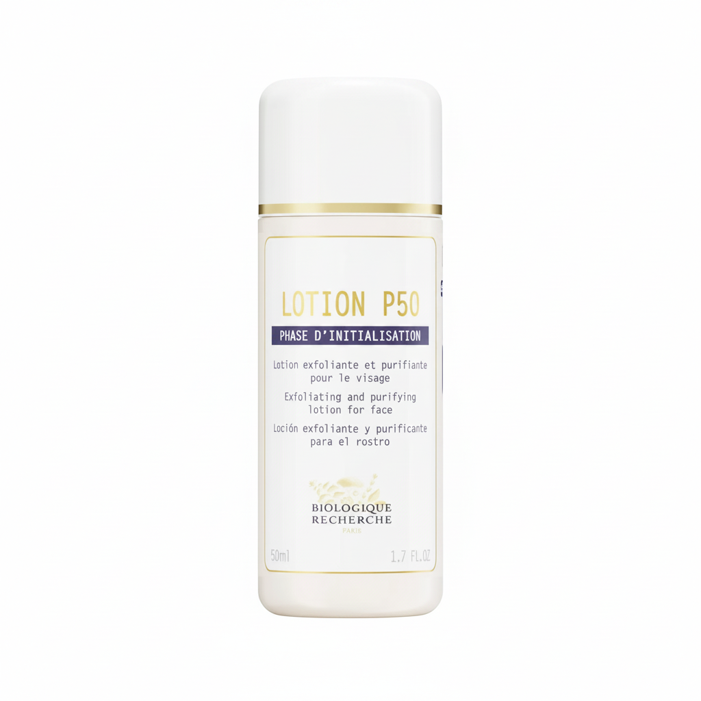 Lotion P50 50 ml bottle on a white background