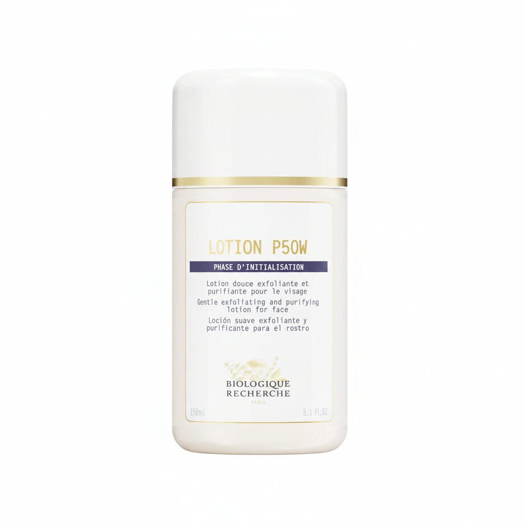 Lotion P50W 150 ml bottle on a white background