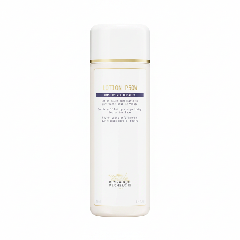 Lotion P50W 250 ml bottle on a white background